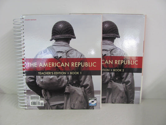 The American Republic BJU Press Teacher Edition  Pre-Owned History Textbooks