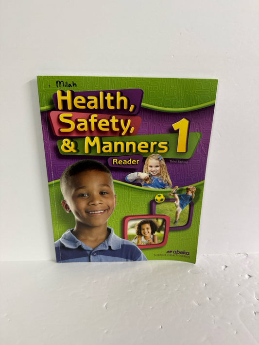 Health, Safety, & Manners 1 Abeka Student Book Pre-Owned Science Textbooks