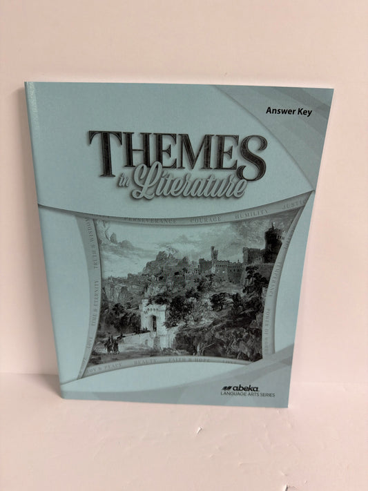 Themes in Literature Abeka Answer Key  Pre-Owned 9th Grade Literature