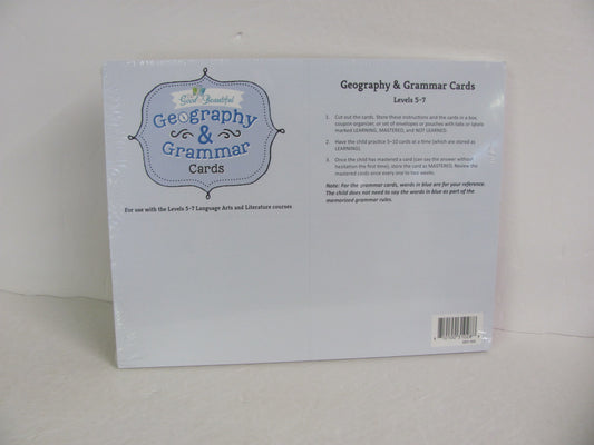Geography & Grammar Cards Good and the Beautiful Pre-Owned Language Textbooks