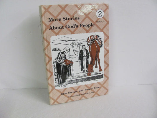 More Stories About God's Peopl Rod & Staff 2nd Grade Reading Textbooks