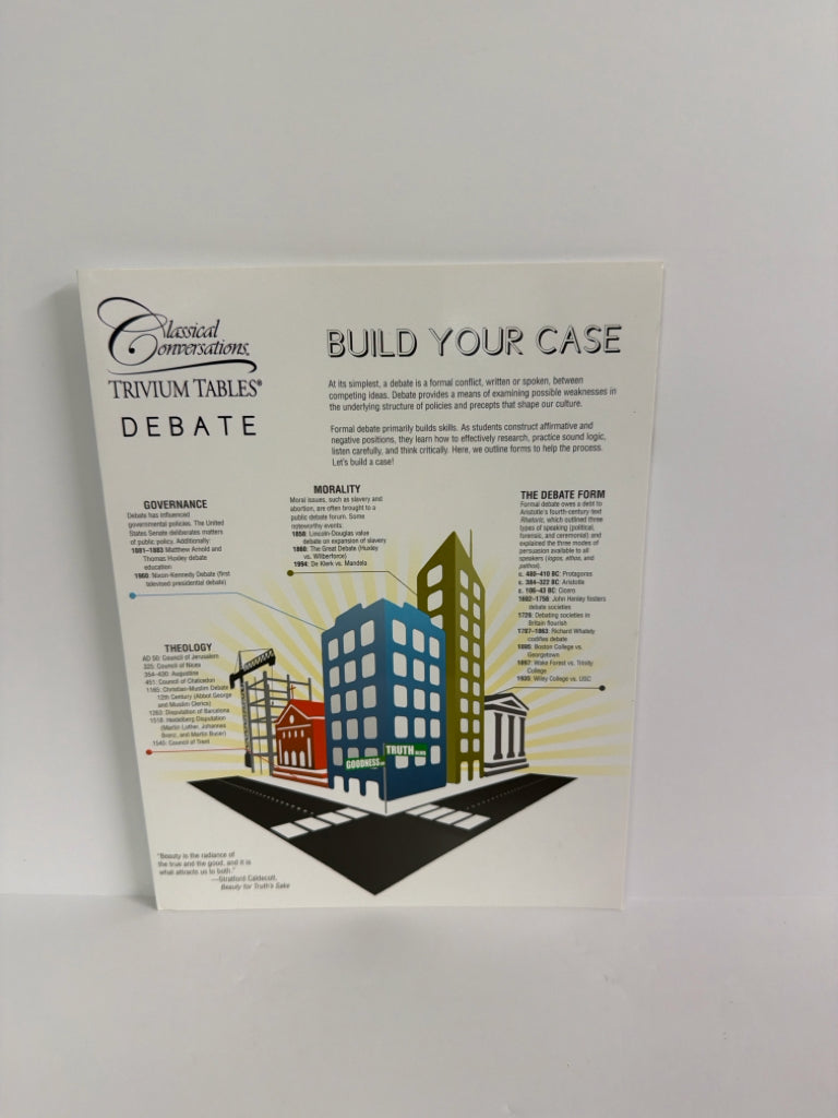 Debate Trivium Tables Classical Conversations Classical Conversations