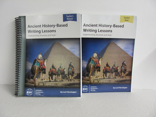 Ancient History Based Writing IEW Set  Pre-Owned Creative Writing Books