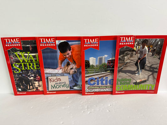 Time for Kids Readers Harcourt Set  Pre-Owned Elementary Reading Textbooks