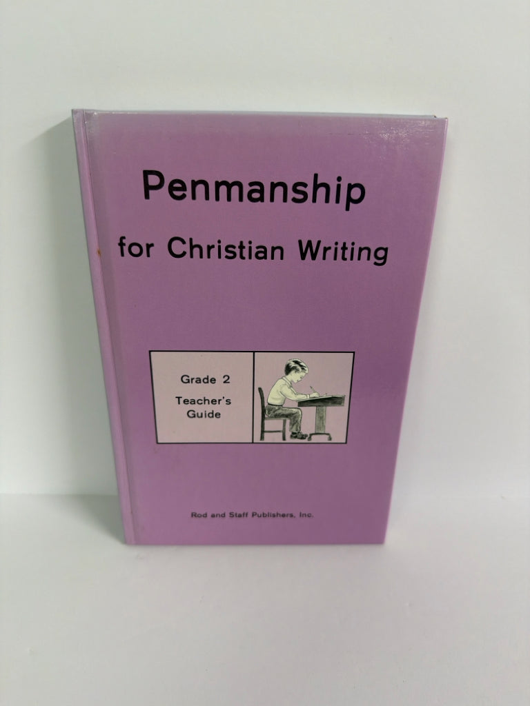Penmanship for Christian Writing Rod and Staff 2nd Grade Language Textbooks