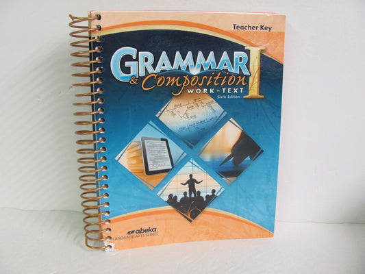 Grammar & Composition 1 Abeka Teacher Key  Pre-Owned Language Textbooks