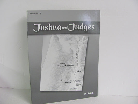 Joshua and Judges Abeka Test Key Pre-Owned 8th Grade Bible Textbooks
