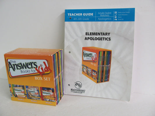 The Answers Book for Kids Master Books Set  Pre-Owned Ham Science Textbooks