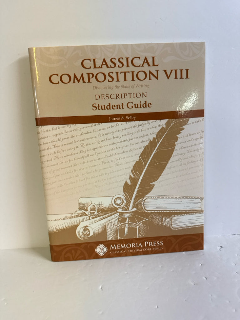 Classical Composition VIII Memoria Press Student Guide Pre-Owned Memoria Press