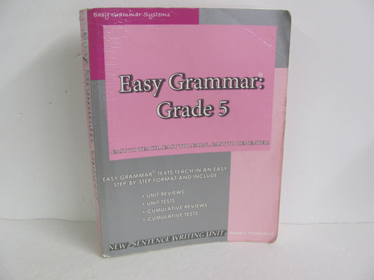 Easy Grammar 5 Teacher Edition  Pre-Owned 5th Grade Language Textbooks