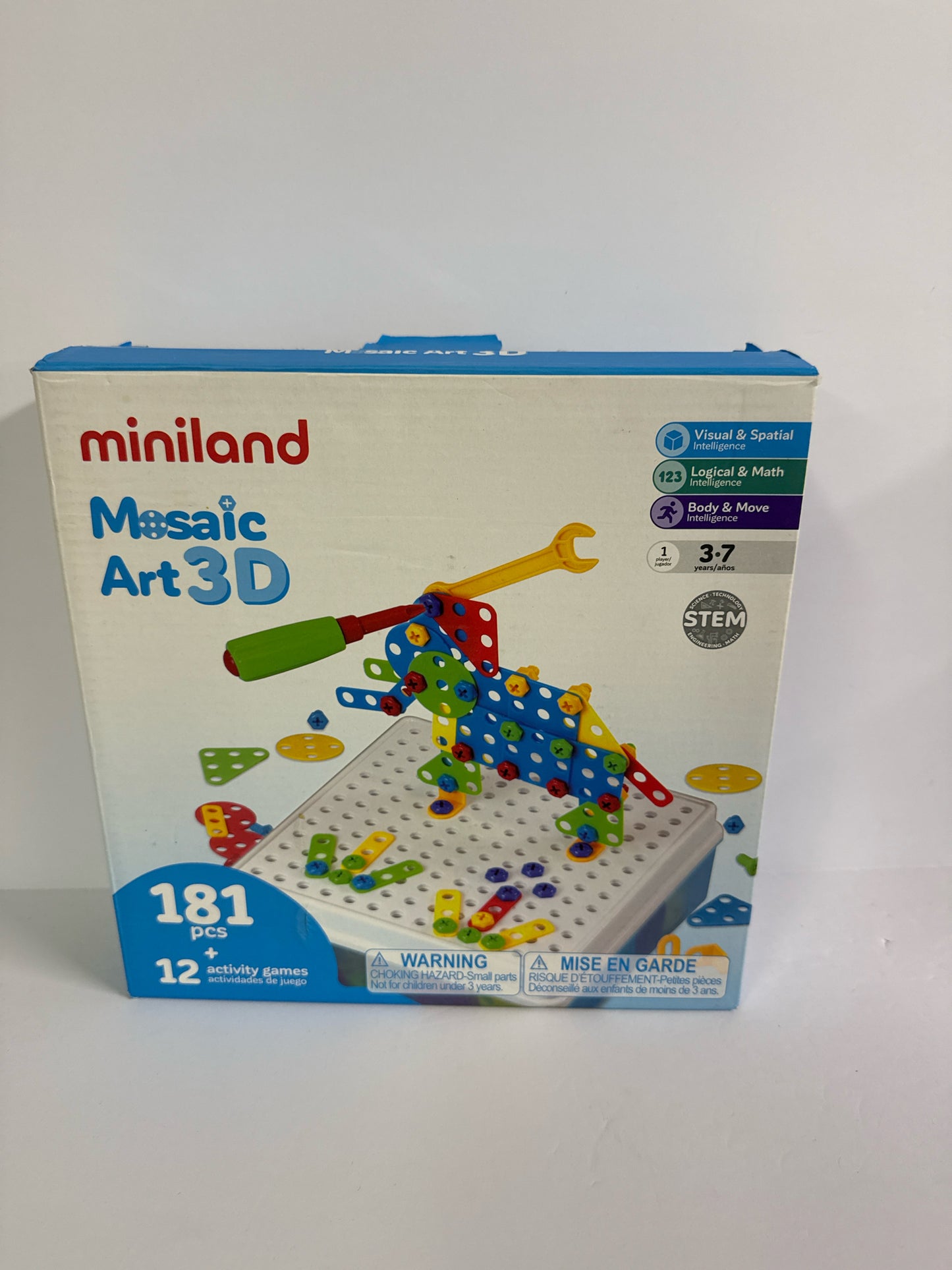 Mosaic Art 3D Miniland Pre-Owned Elementary Early Learning Books
