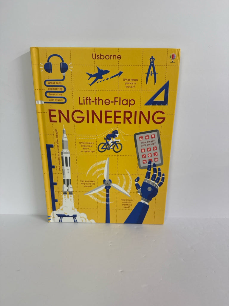 Lift-the-Flap Engineering Usborne Pre-Owned Elementary Science Textbooks