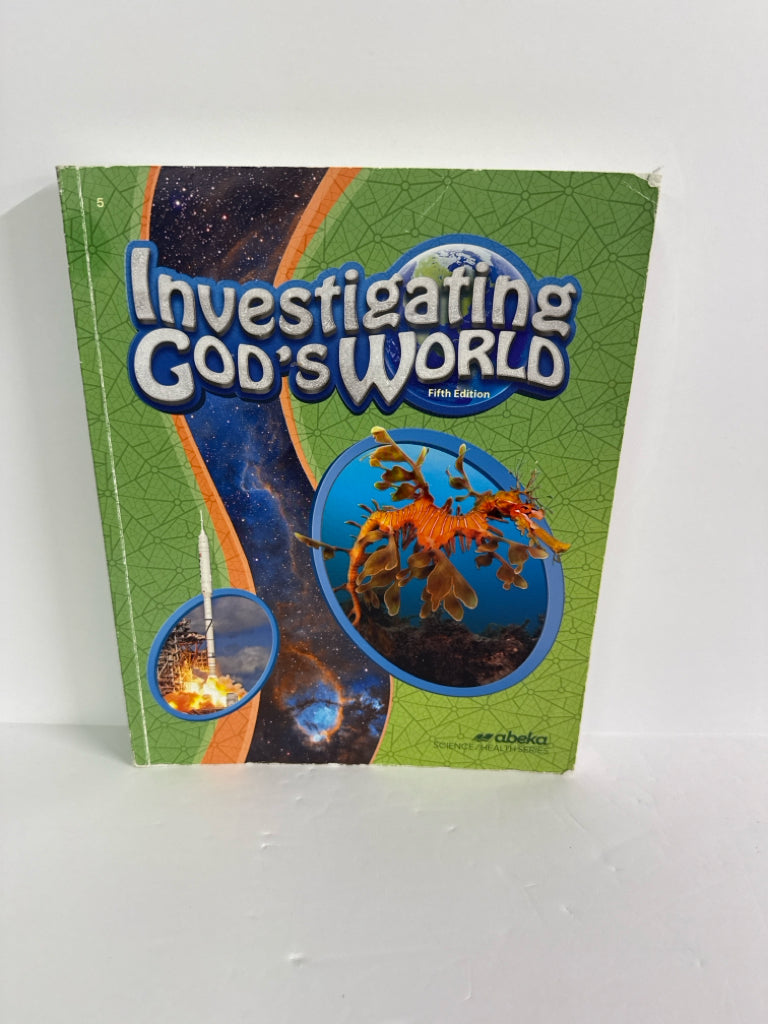 Investigating God's World Abeka Student Text  Pre-Owned Science Textbooks