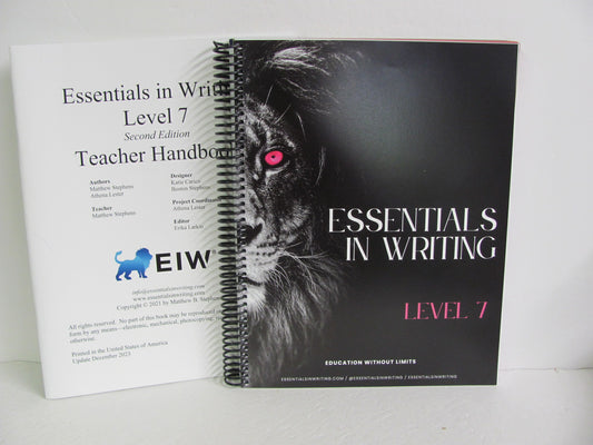 Essentials in Writing 7 Set  Pre-Owned 7th Grade Creative Writing Books