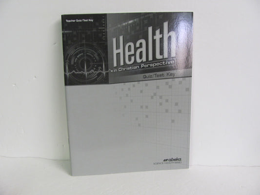 Health Abeka Quiz/Test Key  Pre-Owned High School Health Books