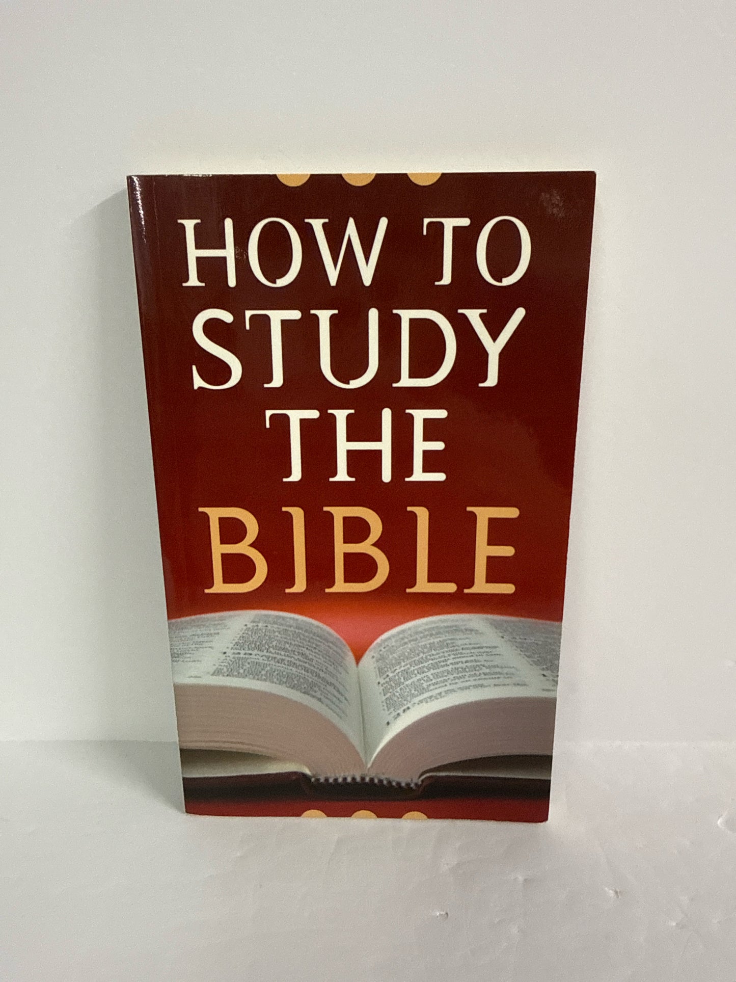How to Study the Bible Barbour Pre-Owned Bible Textbooks