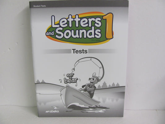 Letters and Sounds 1 Abeka Tests  Pre-Owned 1st Grade Language Textbooks