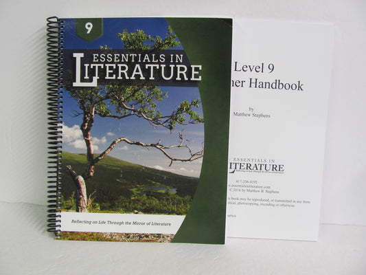Essentials in Literature Set  Pre-Owned Stephens 9th Grade Reading Textbooks