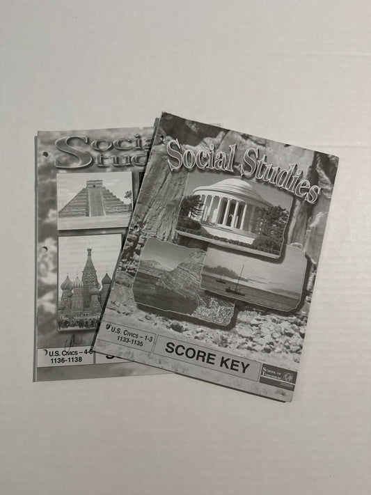 U.S. Civics ACE Score Key  Pre-Owned 12th Grade History Textbooks