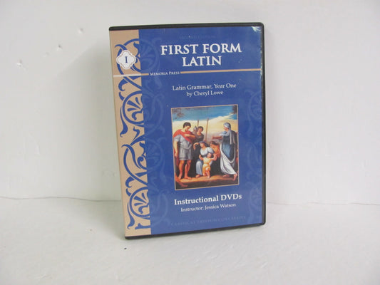 First Form Latin Memoria Press DVD Pre-Owned Latin Books