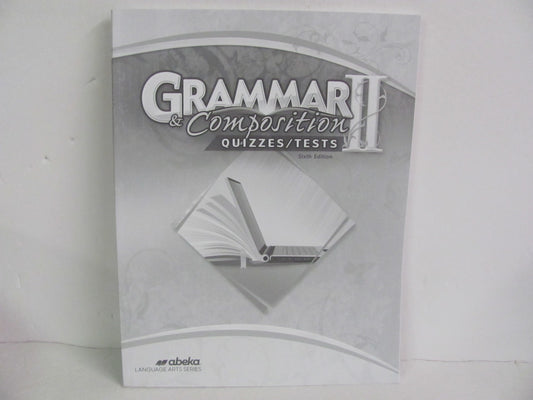 Grammar & Composition II Abeka Quizzes/Tests  Pre-Owned Language Textbooks