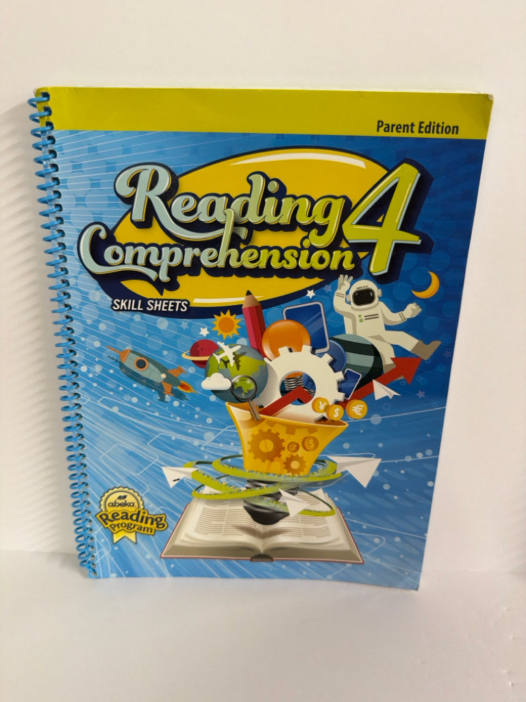 Reading Comprehension 4 Abeka Parent Edition  Pre-Owned Reading Textbooks