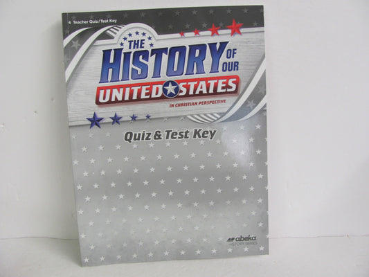 The History of Our United States Abeka 4th Grade History Textbooks