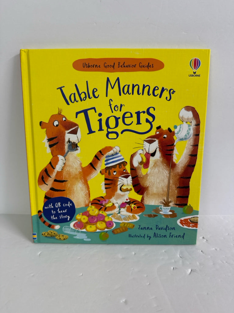 Table Manners for Tigers Davidson Usborne Hardback Books