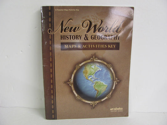 New World History Abeka Map Key Pre-Owned 6th Grade History Textbooks