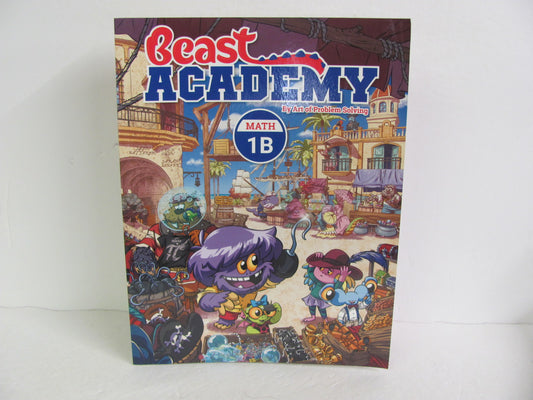 Math 1B Beast Academy Pre-Owned Elementary Mathematics Textbooks