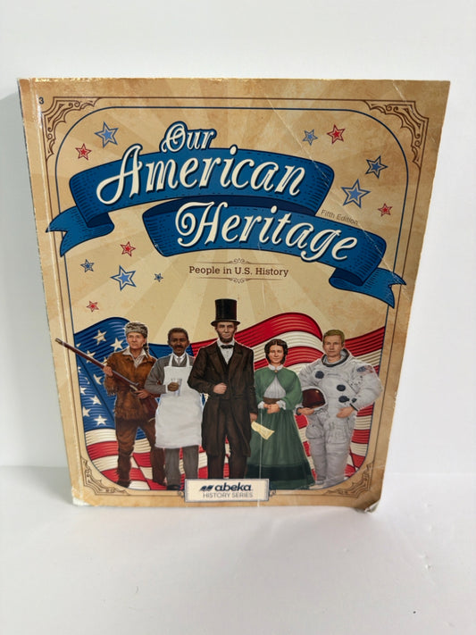 Our American Heritage Abeka Student Book Pre-Owned 3rd Grade History Textbooks