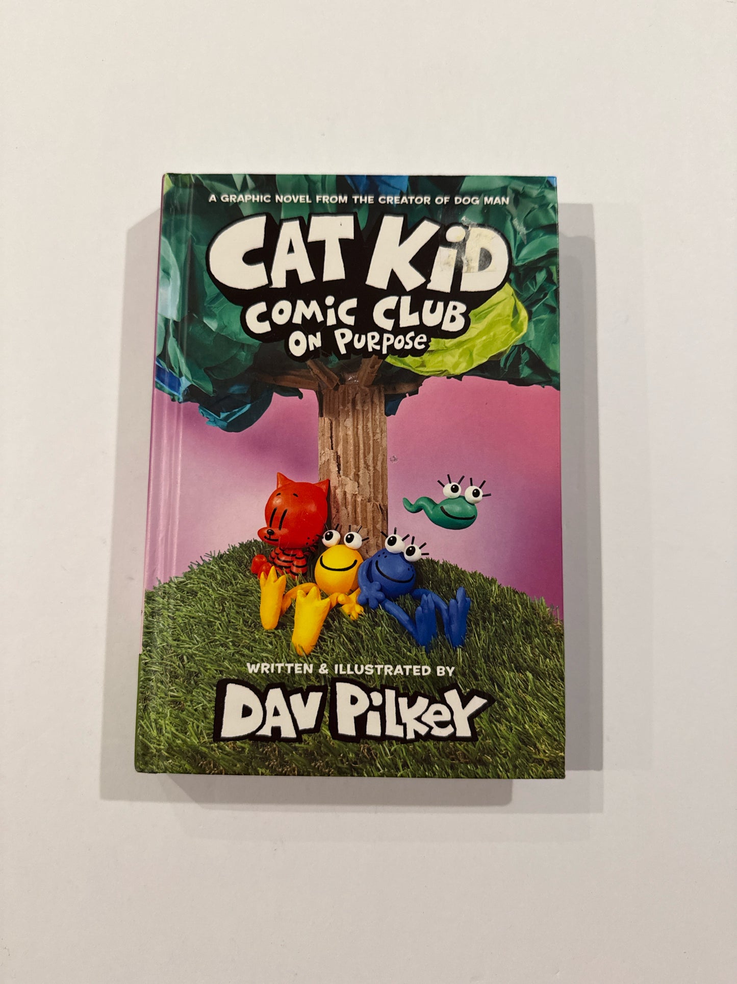 Cat Kid Comic Club on Purpose Scholastic Pre-Owned Pilkey Fiction Books