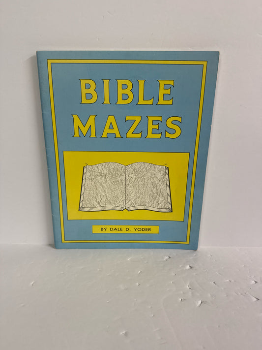 Bible Mazes Rod and Staff Pre-Owned Dale D. Yoder Elementary Bible Textbooks