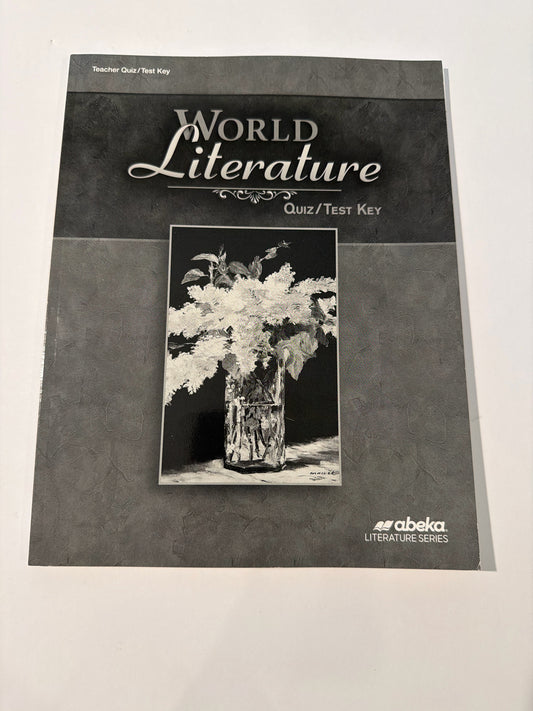 World Literature Abeka Quiz/Test Key  Pre-Owned 10th Grade Literature