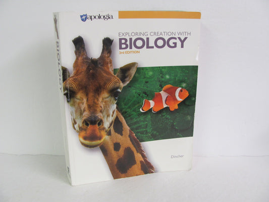 Biology Apologia Student Book Pre-Owned Dincher High School Science Textbooks