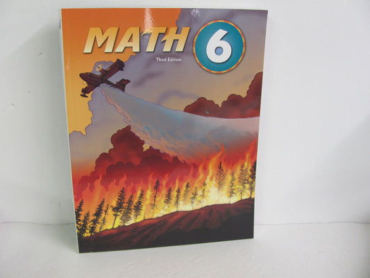 Math 6 BJU Press Student Book Pre-Owned 6th Grade Mathematics Textbooks