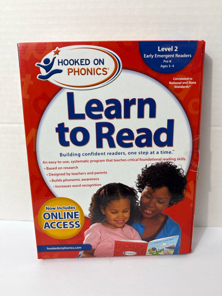 Learn to Read Hooked on Phonics Set  Pre-Owned Preschool Early Learning