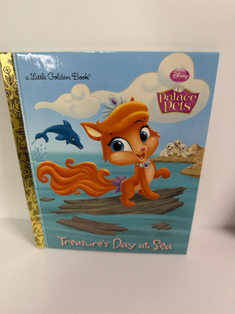 Treasure's Day at Sea Andrea Posner-Sanchez Golden Book Hardback Books