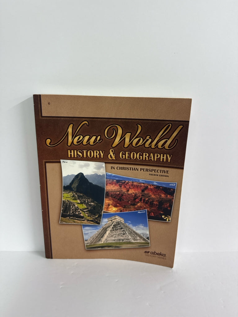New World History & Geography Abeka Student Text  Pre-Owned History Textbooks