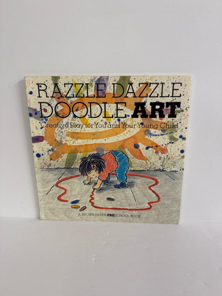 Razzle Dazzle Doodle Art Brown Paper Pre-Owned Preschool Art Books