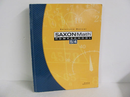 Math 54 Saxon Solution Key Pre-Owned Saxon 4th Grade Mathematics Textbooks