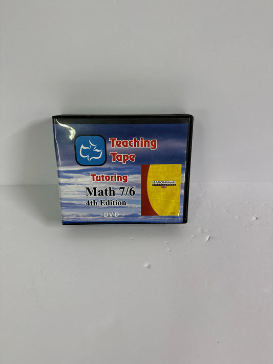 Math 76 Saxon DVD Pre-Owned 6th Grade Mathematics Textbooks