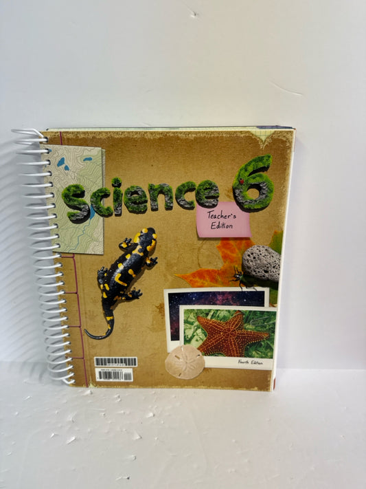 Science 6 BJU Press Teacher Edition  Pre-Owned 6th Grade Science Textbooks