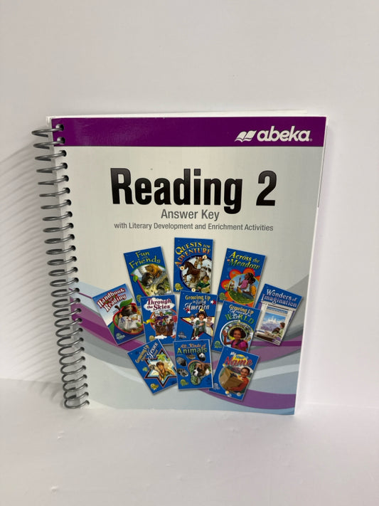 Reading 2 Abeka Answer Key  Pre-Owned 2nd Grade Reading Textbooks