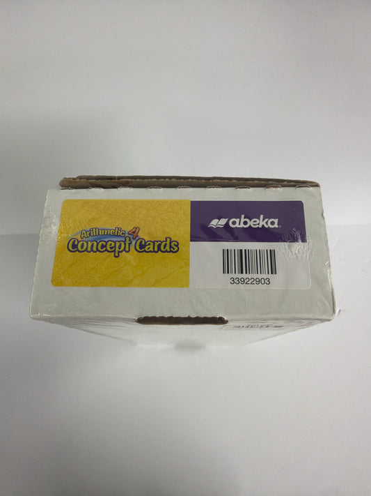 Arithmetic 4 Abeka Concept Cards  Pre-owned 4th Grade Manipulatives