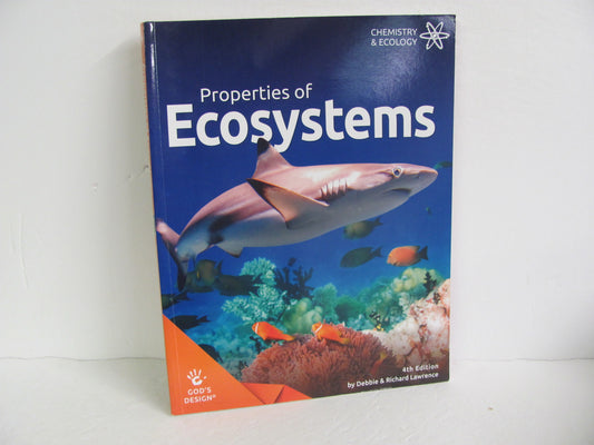 Properties of Ecosystems Answers in Genesis Pre-Owned Lawrence Science Textbooks