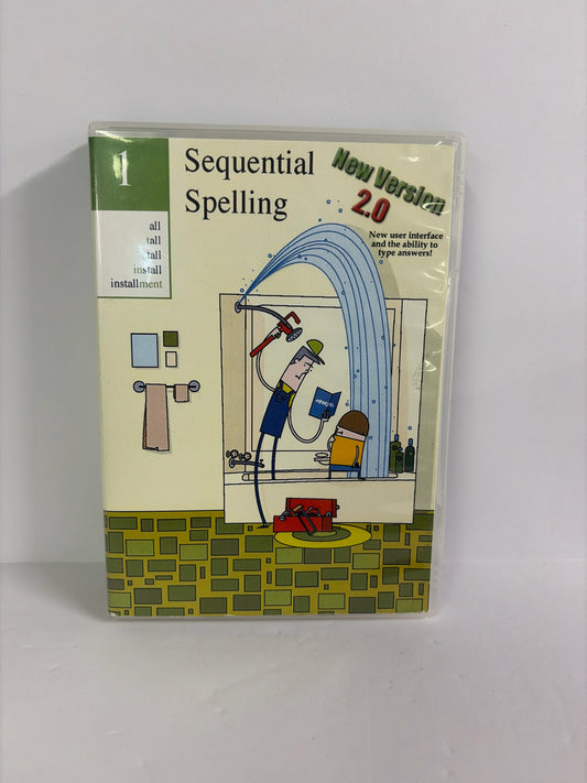 Sequential Spelling 1 AVKO DVD-Rom  Pre-Owned Elementary Language Textbooks