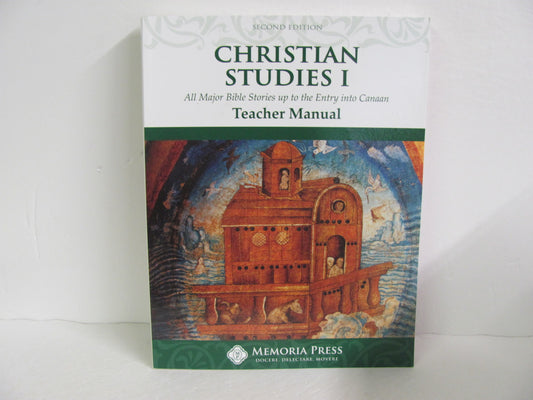 Christian Studies I Memoria Press Teacher Manual  Pre-Owned Bible Textbooks