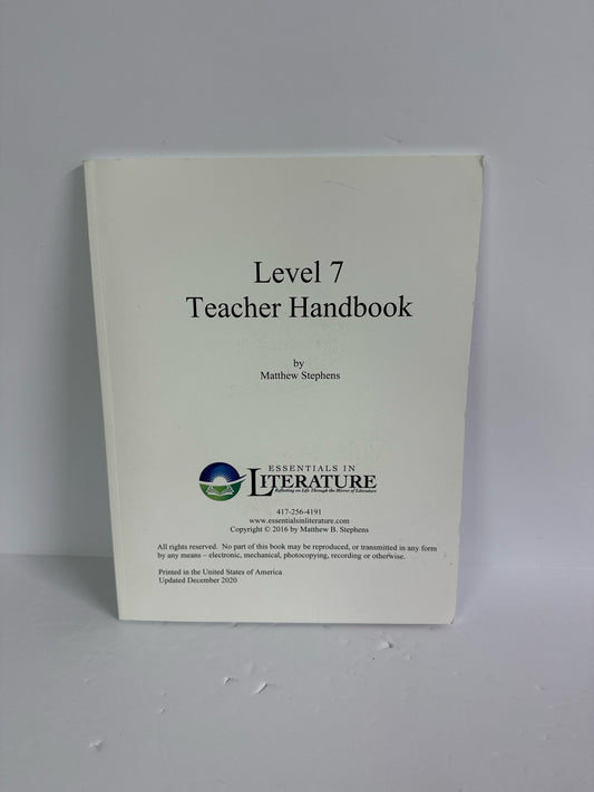 Essentials in Literature Level 7 Essentials in Literature 7th Grade Landmark