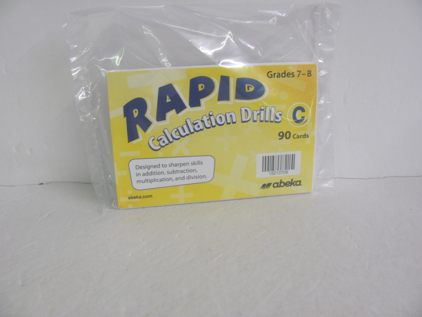Rapid Calculation Drills Abeka Cards Pre-Owned Middle School Math Help Books